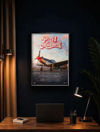 P-51 Mustang Poster