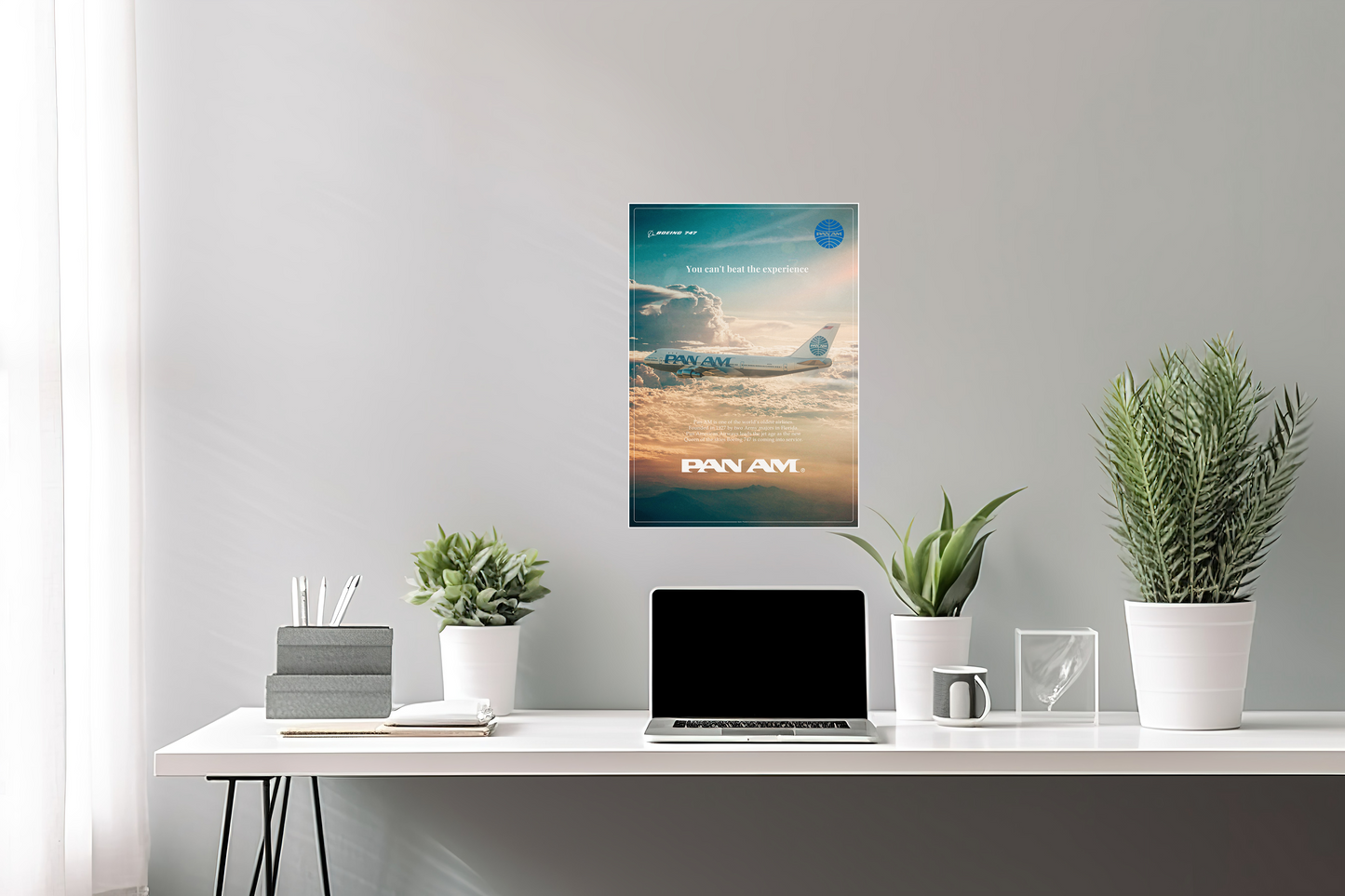 Pan Am Boeing 747 Poster