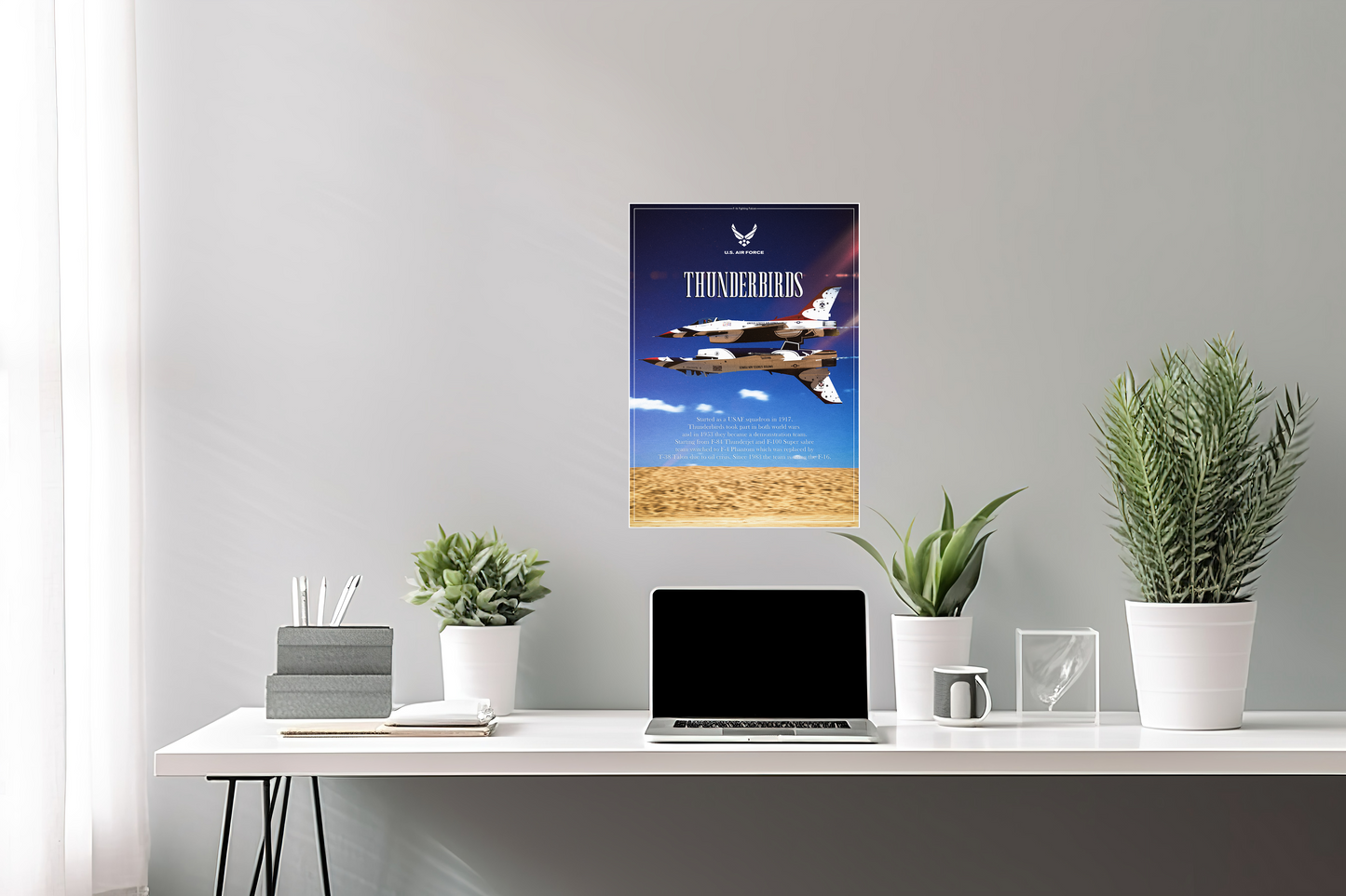 "Thunderbirds" Team Poster