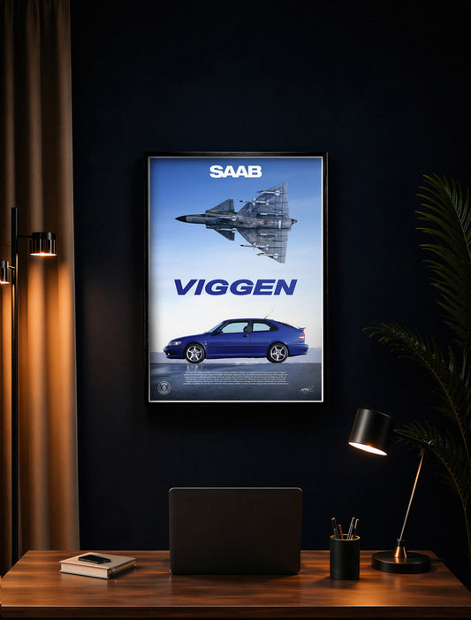 Saab Viggen Poster
