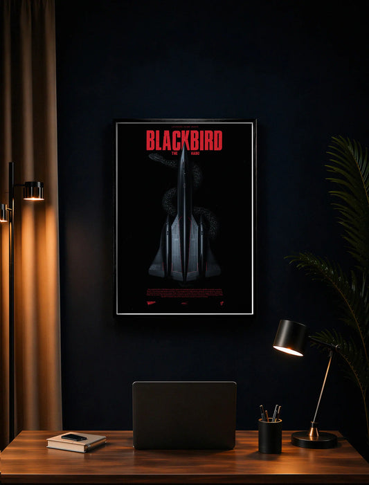 SR-71 Blackbird Minimalism Poster