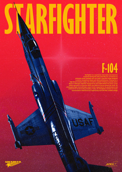 F-104 Starfighter Poster
