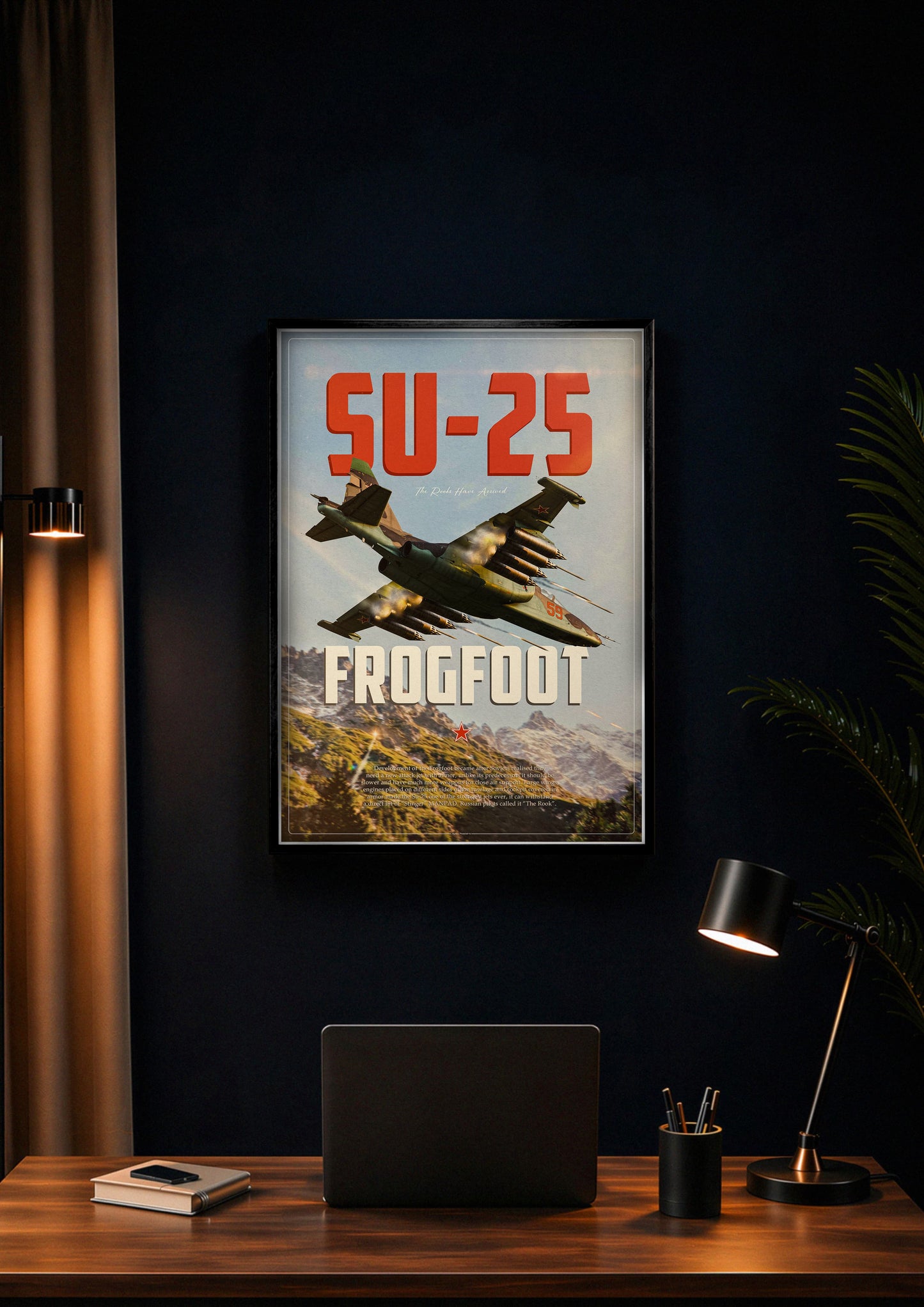 Su-25 Frogfoot Poster