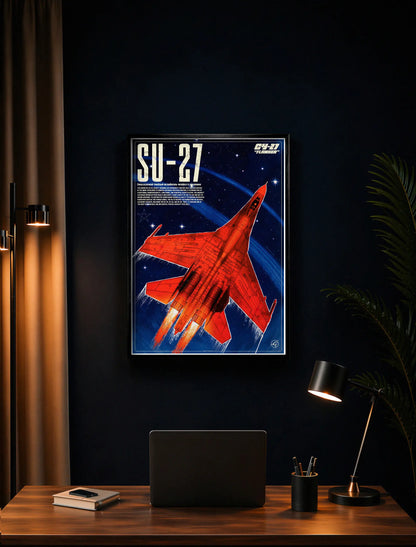 Su-27 Flanker Poster