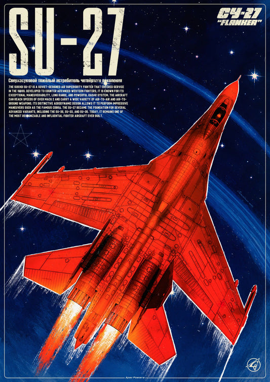 Su-27 Flanker Poster