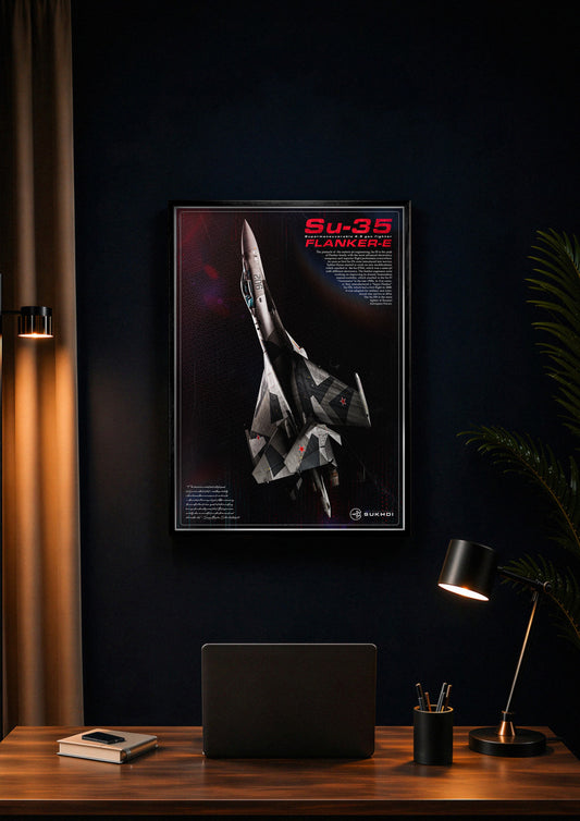 Su-35S Flanker-E Poster