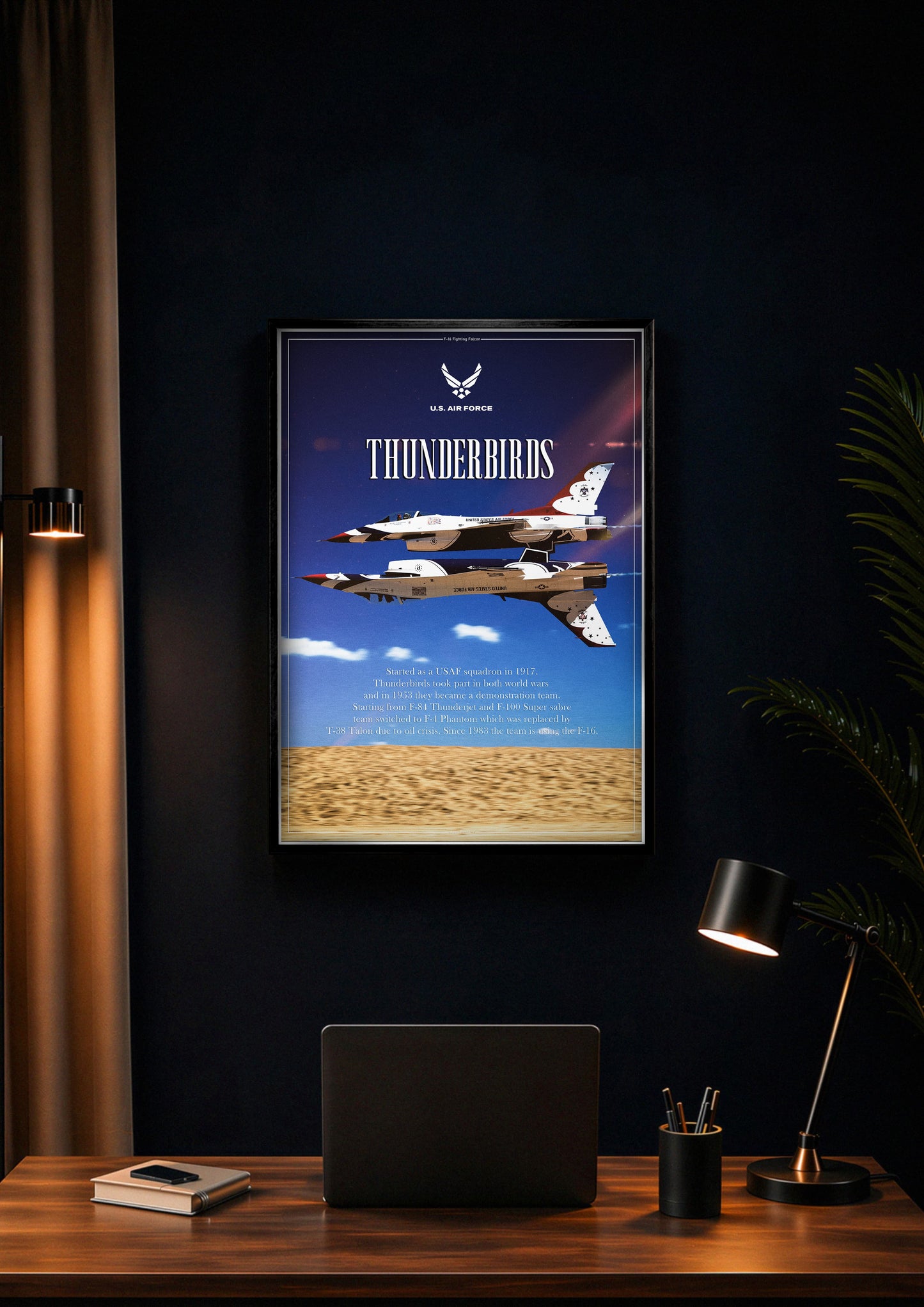 "Thunderbirds" Team Poster