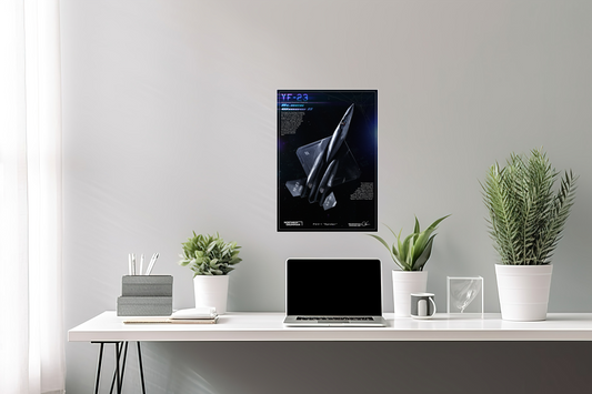 YF-23 Black Widow II Poster